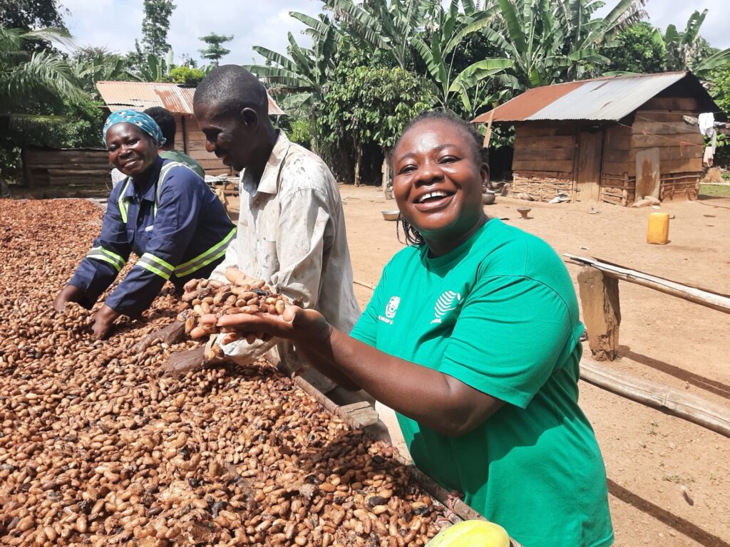 Faustina Aberor, Kakaobäuerin aus Ghana, im Interview mit Vice Versa