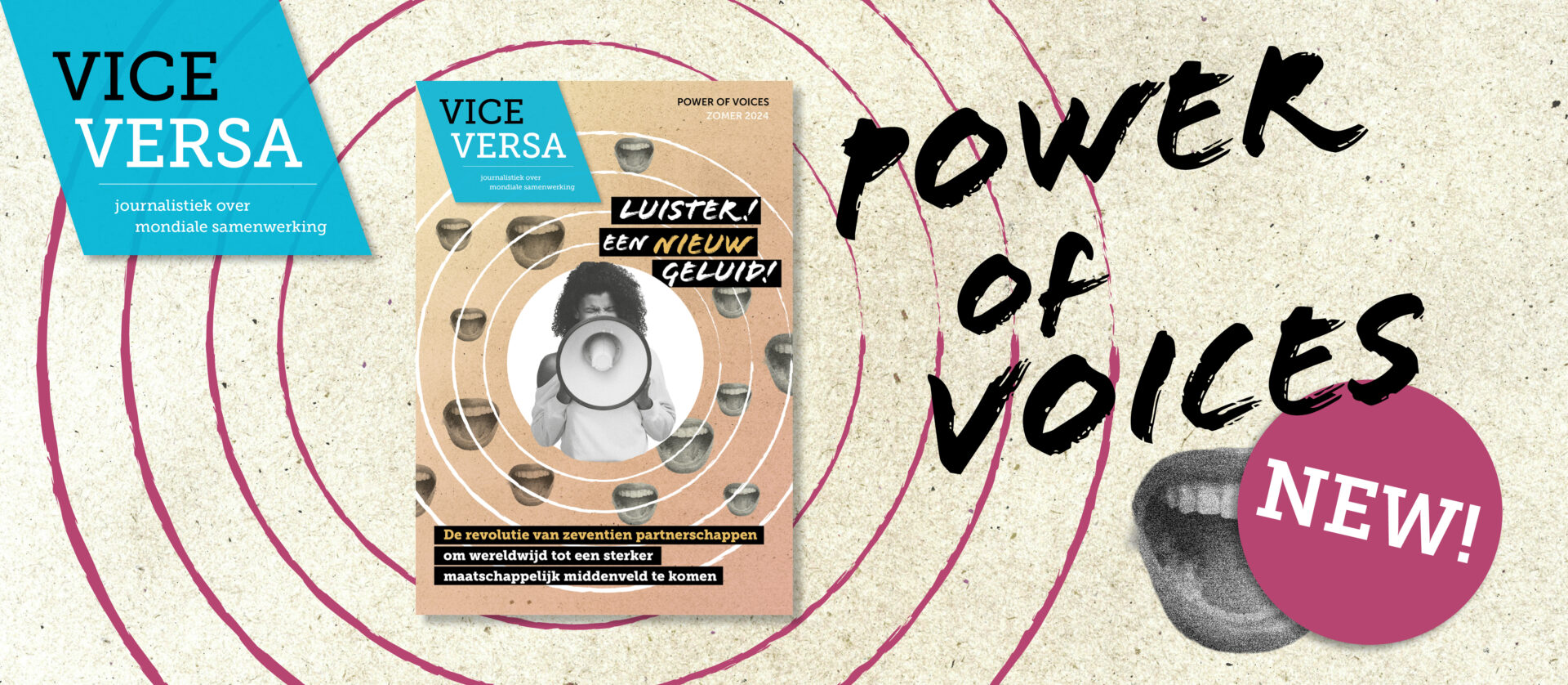 Cover der Sonderausgabe Power Of Voices des Magazins Vice Versa